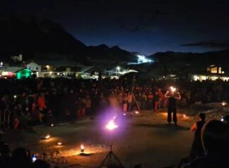 Ballongluehen in Inzell