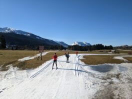 auf der Loipe in Reit im Winkl
