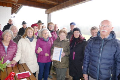 1Klara Schlosser - mit Liedertafel