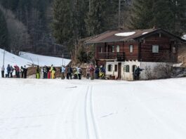 auf der Loipe im Heutall)