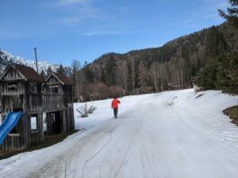 auf der Loipe im Heutall)