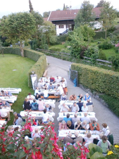 k-1Blick auf Gartenfest - hoc