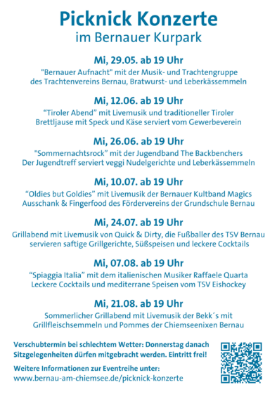 Picknickkonzerte 2024 Termine