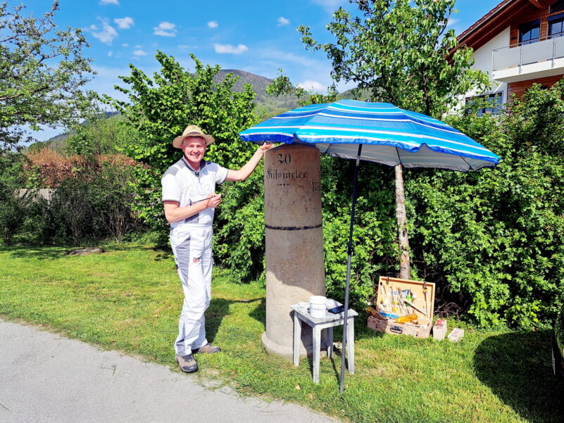 aschau renovierung kilometerstein HA02