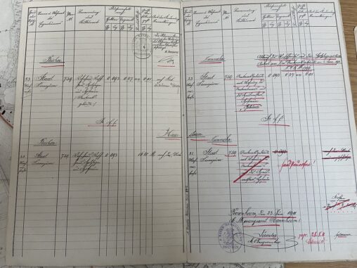 k-1-Eintragungen 1911