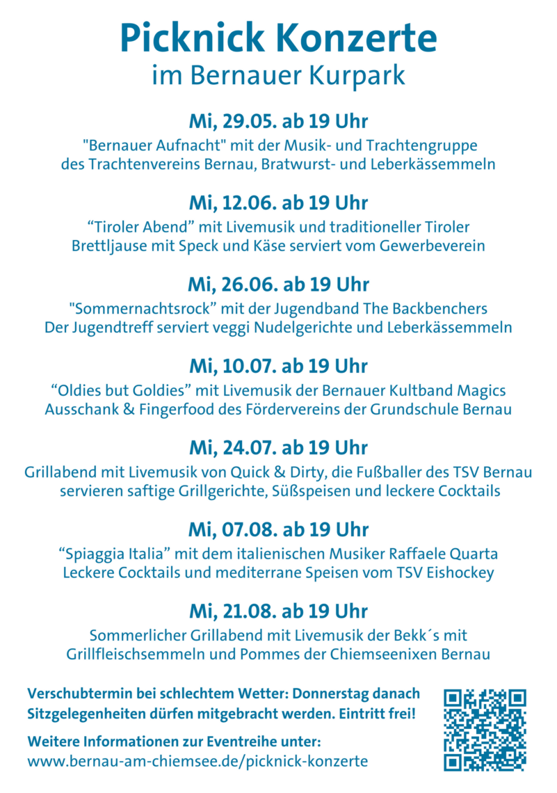 Picknickkonzerte 2024 Termine