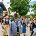 Festzug des 104. Gaufests des Bayerischen Inngautrachtenverbandes in Altenbeuern