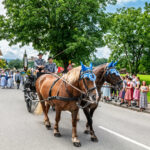 Festzug des 104. Gaufests des Bayerischen Inngautrachtenverbandes in Altenbeuern