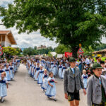 Festzug des 104. Gaufests des Bayerischen Inngautrachtenverbandes in Altenbeuern