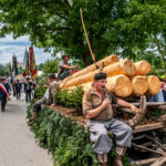Festzug des 104. Gaufests des Bayerischen Inngautrachtenverbandes in Altenbeuern