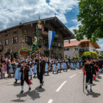 Festzug des 104. Gaufests des Bayerischen Inngautrachtenverbandes in Altenbeuern