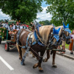 Festzug des 104. Gaufests des Bayerischen Inngautrachtenverbandes in Altenbeuern