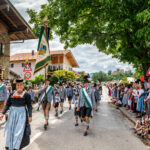 Festzug des 104. Gaufests des Bayerischen Inngautrachtenverbandes in Altenbeuern