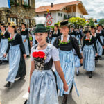 Festzug des 104. Gaufests des Bayerischen Inngautrachtenverbandes in Altenbeuern