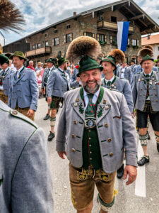 Festzug des 104. Gaufests des Bayerischen Inngautrachtenverbandes in Altenbeuern