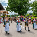 Festzug des 104. Gaufests des Bayerischen Inngautrachtenverbandes in Altenbeuern