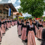 Festzug des 104. Gaufests des Bayerischen Inngautrachtenverbandes in Altenbeuern