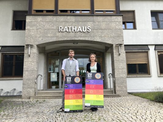 k-Übergabe UV-Indextafel Gemeinde Rohrdorf