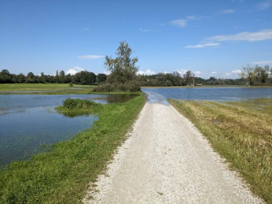 Hochwasser am Chiemsee