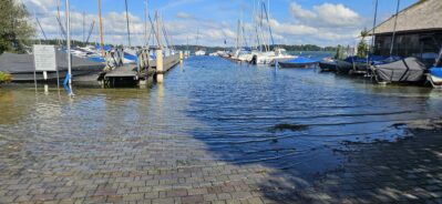Hochwasser am Chiemsee