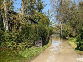 Hochwasser am Chiemsee