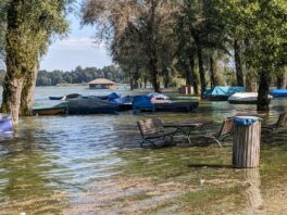 Hochwasser am Chiemsee