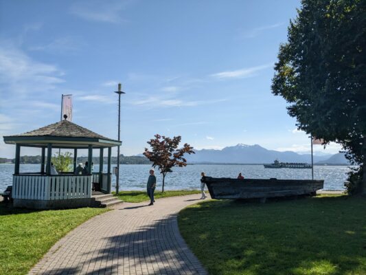 Hochwasser am Chiemsee