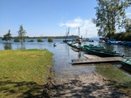Hochwasser am Chiemsee