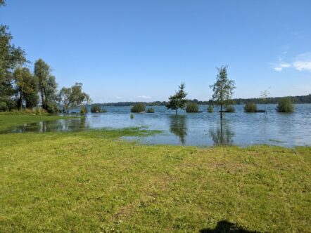 Hochwasser am Chiemsee