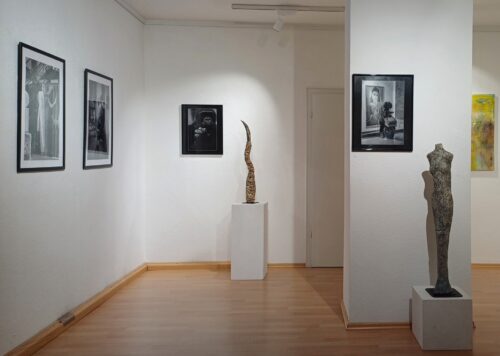 Blick in die Ausstellung - Künstlertausch - Künstlergilde Freilassing (3)