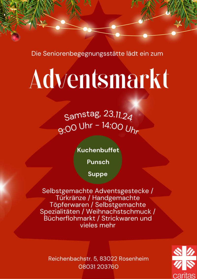 Flyer Adventsmarkt 2024