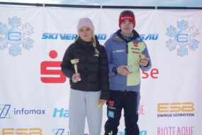S 15 Sieger Selina Ortner und Ben Beyreis