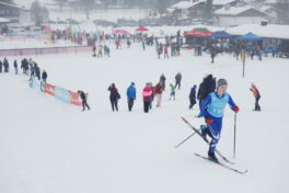 am Anstieg mit Start-Zielgelände