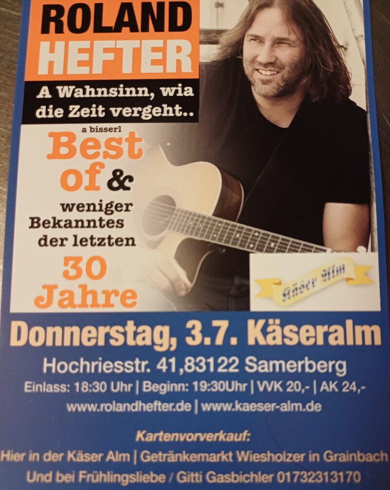 Plakat Roland Hefter