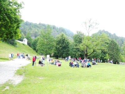Publikum im Barfußpark