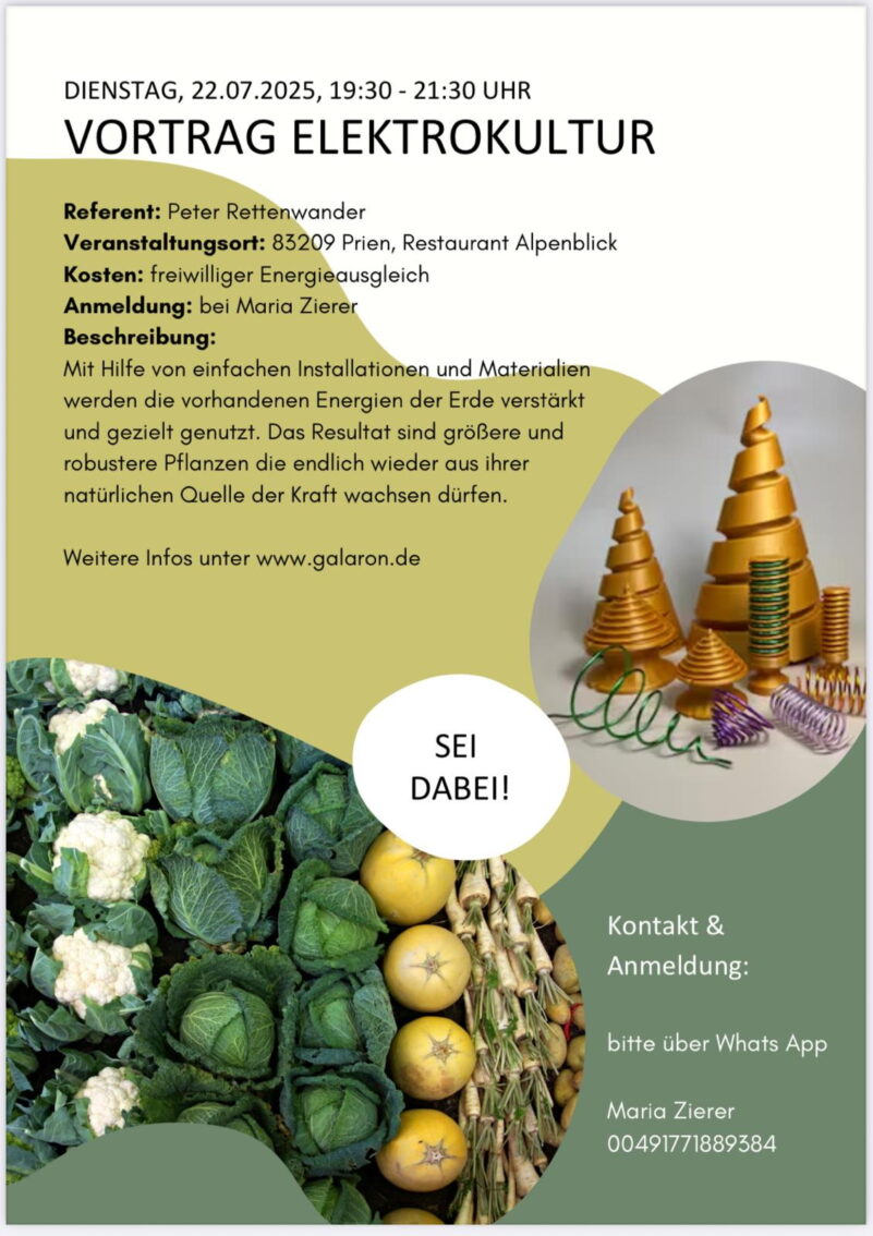 Vortrag Elektrokultur