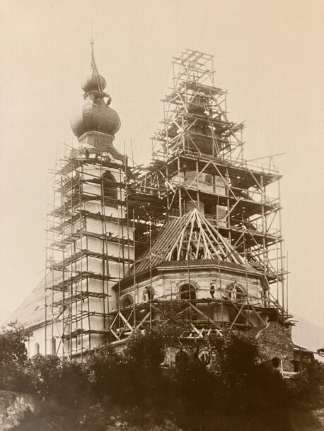 1904_Kirchturm_Bau_Pfarrarchiv