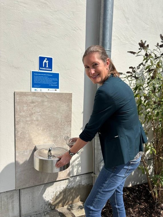 1Trinkwasserbrunnen am Rathaus