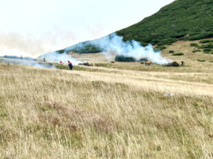 3 Schwendtfeuer auf der Gipfelmulde von B. Baretzky