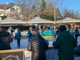 Sonntagsnachmittags-Eislaufvergnügen