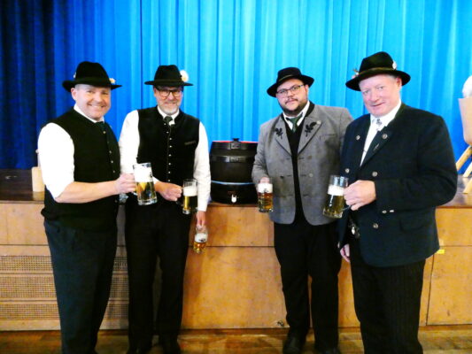 Bgm.Schlechter, Landrat Danzer, Christian Pfänder, Hans Breitwieser