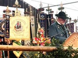 1Landrat Danzer TS in Feldwies - Standarte Patengau Altbayrisch-Schwäbisch