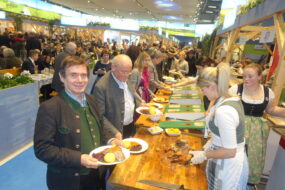 2Entenwirt-Büffet beim Staatsempfang