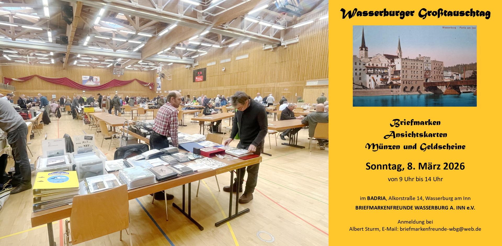 Wasserburg-Briefmarken-Tauschtag