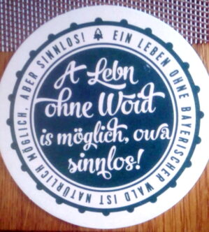 Bierdeckel von Archie Tschirch