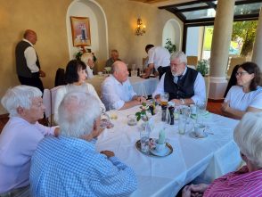 Die beiden Landesvorsitzenden im Gespräch