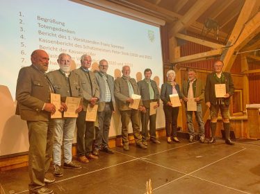 Ehrung für langjährige Mitgliedschaft IV