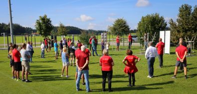 Eröffnung des Fitness Parcours in Seeon (c) Annika Zgela