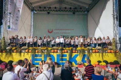 Gartenschauteam während der AbschlussfeierHD-Photography