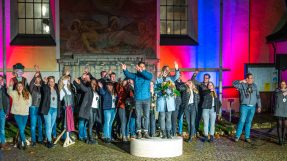 Das neue Prinzenpaar ist Korbinian Lebeth und Rebecca Wolfrum